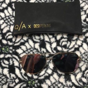 Gold quay desi high key sunglasses